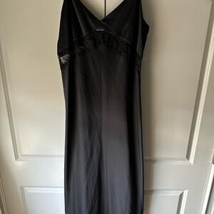 Elegant Black Slip Dress